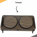 Comedouro Bebedouro Pet Suspenso com Tampas