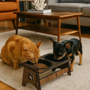 Comedouro Bebedouro Pet Suspenso com Tampas